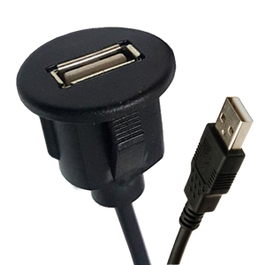 USB розетка зарядка врезная для мебели USBS1001b