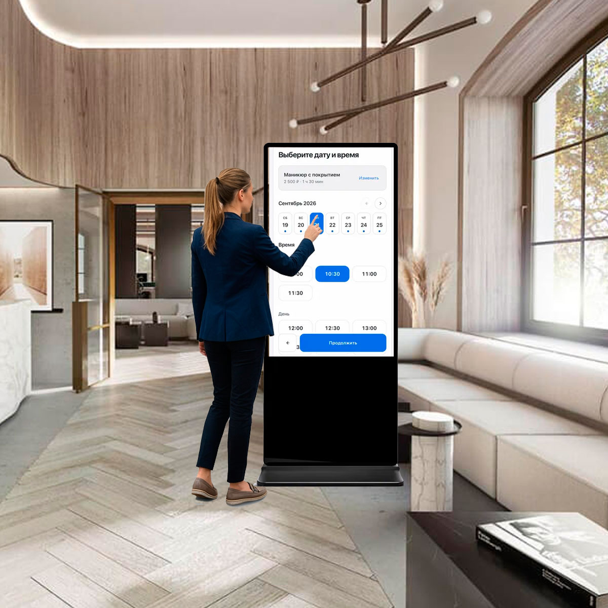 Интерактивная видеостойка 50" для помещений ADM5051at (Android, Wi-Fi) видеопилон