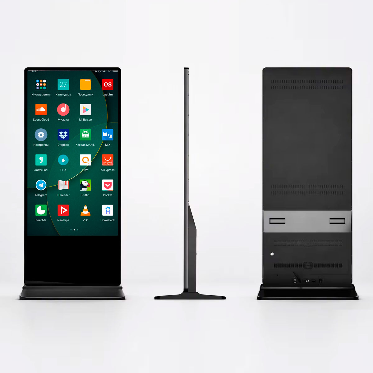 Интерактивная видеостойка 75" для помещений ADM7551at (Android, Wi-Fi) видеопилон