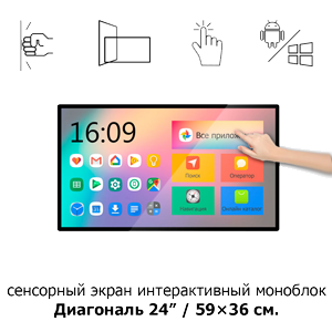 Сенсорный экран 24" ISP241 Android моноблок