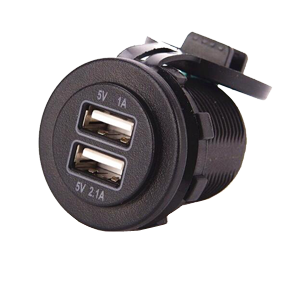 USB зарядное устройство врезное 3.1A USBC2301bt